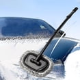 thumbnail image 4 of Brosse de Lavage de Voiture Extensible avec Poils Souples - Douce pour la Peinture, Tige Réglable pour Toit et Roues, 4 of 9