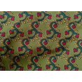 thumbnail image 4 of oneOone Organic Cotton Voile Fabric Spiral & Floral Block Print Sewing Fabric BTY 42 Inch Wide, 4 of 4