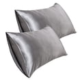 thumbnail image 1 of Meitianfacai Satin Pillowcase for hair and skin, Silk Satin Pillowcase 2 Pack, Queen Size Pillow Cases Set of 2, Silky Pillow Cover with Envelope Closure (20x30inch), 1 of 3