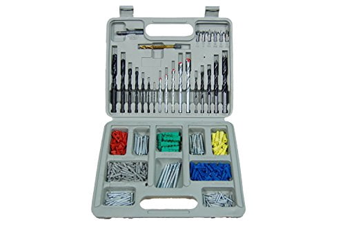 official Rotorazer Professional 310-piece Contractor's Drill Bit Set for Bits Screws and Parts for Screwdrivers Saws Drills Wood Walls Metal and Plastic AS SEEN ON TV