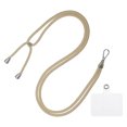 thumbnail image 1 of Unique Bargains Cordon pour Téléphone, Cordon de Cou Ajustable avec Patch de Cordon Transparent, Camel, 1 Unité, 1 of 5
