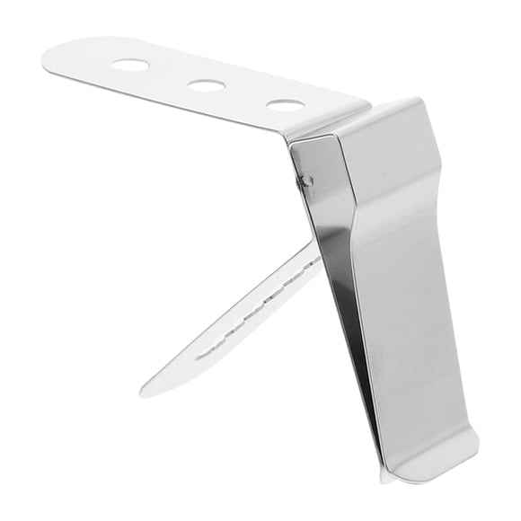 1Pc Stainless Steel Thermometer Clip Milk Thermometer Holder Probe Clip (Silver)