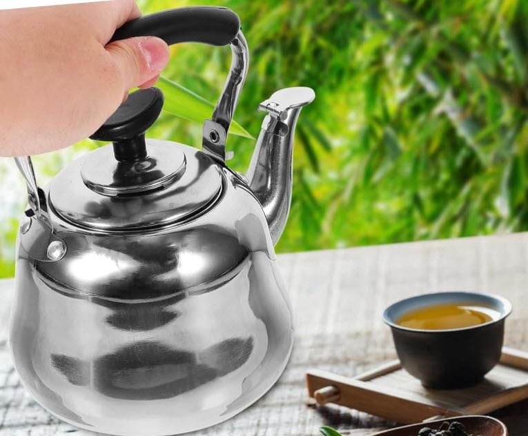 Sunwealth Induction 1.5 L Stainless Steel Whistling Kettle with Tea Infuser.