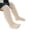 Beige, variante sur ManxiVoo Leggings d'Hiver en Tricot pour Tout-Petites Filles, Collants Thermiques Extensibles, Doux et Chauds, Pantalons à Pieds pour Temps Froid, Taille P, Gris
