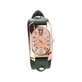 thumbnail image 1 of HBFAGFB Montre pour Femme Quartz Bracelet en Cuir Rectangulaire Montre Numérique Colorée Robe Mignonne g, 1 of 4