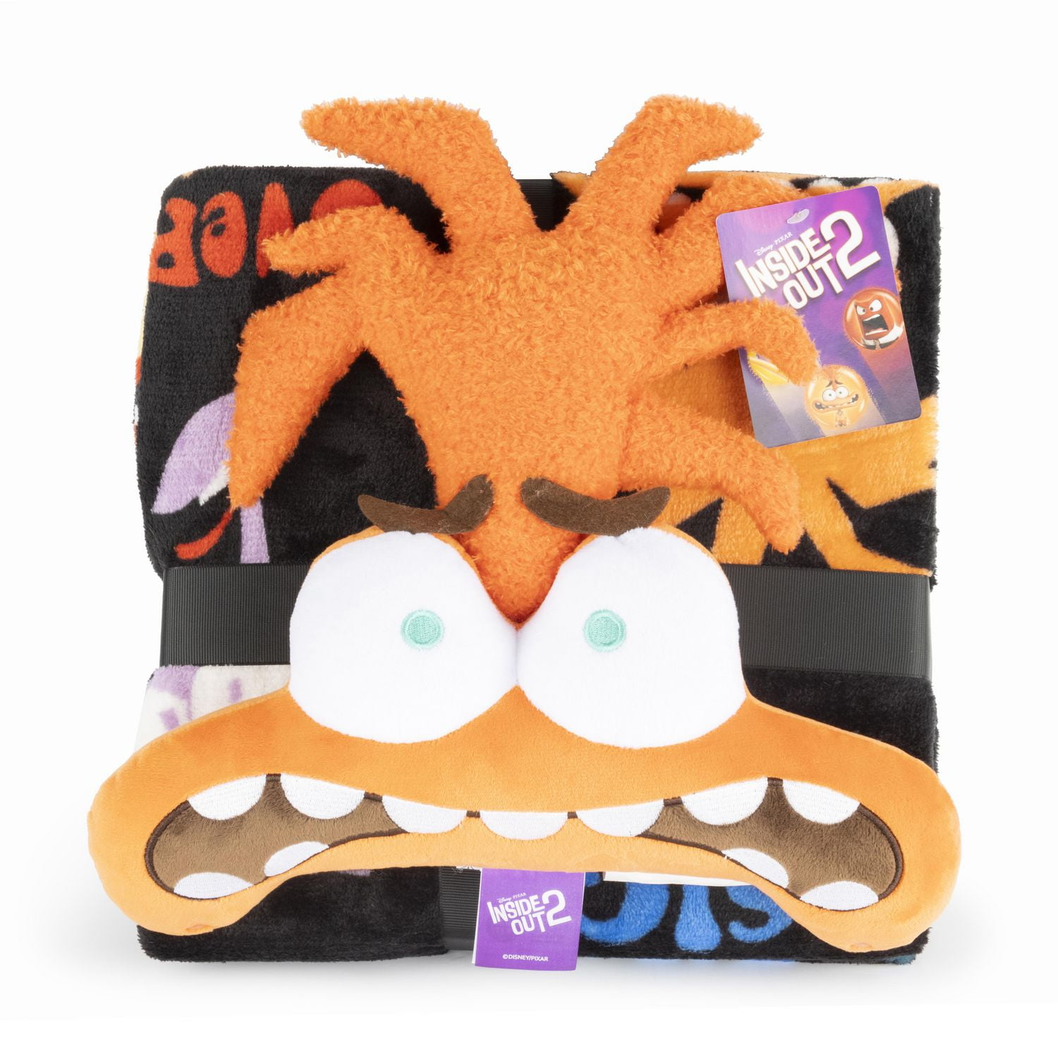 Inside Out 2 Nogginz Pillow and Silk Touch Blanket Nogginz Set