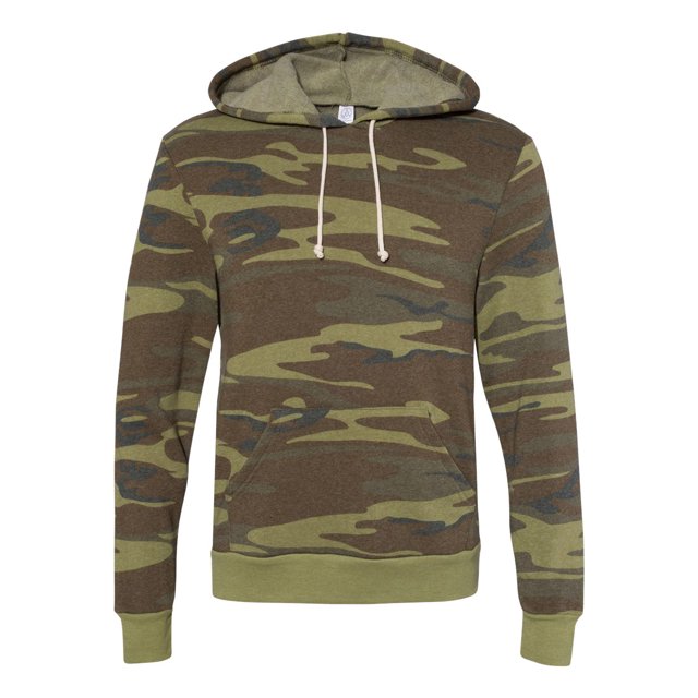 Challenger Eco-Fleece Hooded Sweatshirt, 2XL, Camo