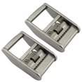 thumbnail image 1 of BUYISI 2PCS Stainless Steel Cam Buckle Ratchet Buckle Tie Down Strap or Webbing Metal Buckle, 1 of 8