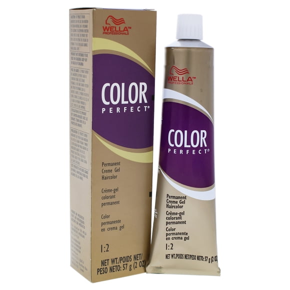 Color Perfect Permanent Creme Gel Haircolor - 6N Dark Blonde by Wella for Unisex - 2 oz Hair Color
