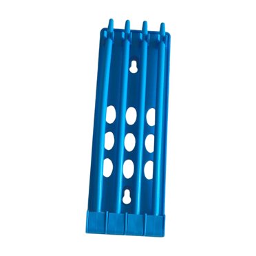 GROWTH TANK Pigeon Birds Parrot Leg s Holder Band Rack 4 Rows Bird Training Accessories Blue