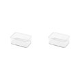 thumbnail image 2 of relayinert Drawer Storage Box Stationery Multi-purpose Cosmetics Sundries Organizer Tray Home Bedroom Kitchen School Classroom Medium Small 2Set, 2 of 6