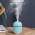 thumbnail image 2 of LED 220ml Indoor Humidifier USB Moisturizing Aroma Powered Moisturizing Aroma Air Diffuser Night Light Column Shape Cool Mist Atomizer Mini Green, 2 of 9