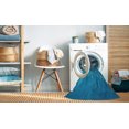 thumbnail image 2 of Ahgly Company Machine Washable Indoor Rectangle Transitional Bright Navy Blue Area Rugs, 5' x 8', 2 of 7