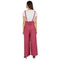 thumbnail image 4 of Bimba Stylish Solid Dungaree For Womens Adjustable Strap Loose Rayon Romper Pants, 4 of 6