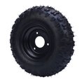thumbnail image 2 of 13x5.00-6 Wheel Rim Tire Assembly, Enhanced Traction 6 Inch Go Kart Wheel Rim Tire Assembly  for Lawn Mower, 2 of 7
