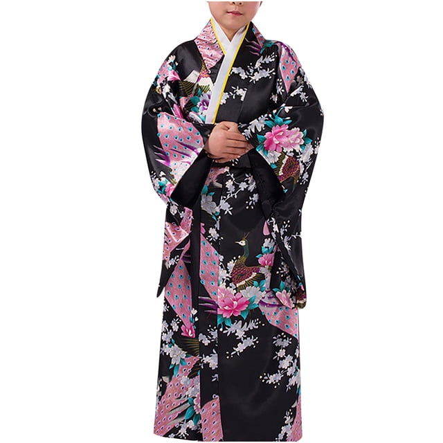Kimono de Mode pour Filles, Tradition, Impression Améliorée, Cardigan, Pyjama, Robe, Tenue Formelle, Ensemble Kimono