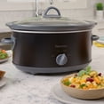thumbnail image 3 of Kenmore 5 qt (4.7L) Slow Cooker, Black and Gray, Compact Countertop Cooking, Simple Dial Control, 3 of 10