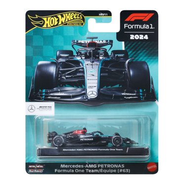 Hot Wheels 1:64 Scale Premium Die-Cast Formula 1 Collectible Toy Race Car (Styles May Vary)