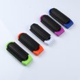 thumbnail image 3 of Travel Comb Mirror Folding Hair Brush Professional Dual-Use Beauty Tools Handheld Comfortable Compact Hairdressing Massage Mini Beauty Tools Car Orange, 3 of 9
