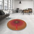 thumbnail image 4 of Ahgly Company Tapis Rectangulaire Rouge Lavable en Machine, 3 Pieds x 5 Pieds, 4 of 7