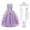 Purple Dress+Accessories, variant on eKids Princess Girl Dress Long Tulle Gown Flower Girls Unicorn Costume