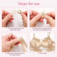 thumbnail image 4 of Bra Extenders for Women Adjustable 3 Hook Strap Clips Comfortable Support Full Cup Size Accessory Seamless Secure Fit, 4 of 5