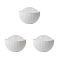 thumbnail image 4 of Youkk Easy To Install Double-layer Plastic Flowerpot For Walls Drainage Flower Pot White 3Set, 4 of 6