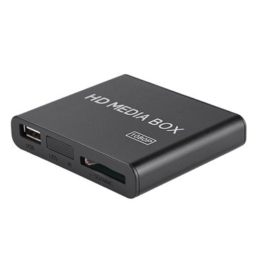 Mini Lecteur Multimédia Box, Lecteur Vidéo Durable, Lecteur Multimédia 1080P, Lecteur Vidéo pour Jouer à la Maison