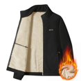 thumbnail image 2 of LOVZFMLL Jackets for Men's Padded Thickened Shaker Fleece Collar Fall And Winter Jacket Coat, 2 of 9