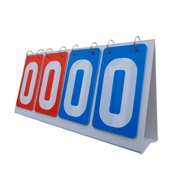 Tableau de Score Portable, Marqueur de Sport de Table pour Basketball et Tennis, Bleu