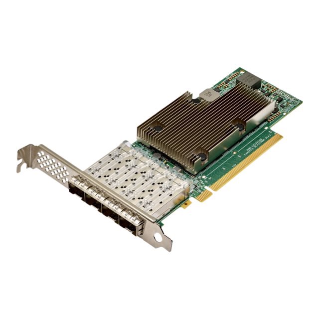 Broadcom NetXtreme E-Series P425G - Adaptateur Réseau - PCIe 4.0 x16 Profil Bas - 10/25 Gigabit SFP28 x 4