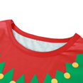 thumbnail image 4 of Ensemble de Pyjama de Noël pour Couple Assorti Pyjamas Familiaux Tenue de Cosplay Elf pour Enfants Adultes Ensembles de PJs, 4 of 6