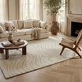 thumbnail image 1 of Rug Branch Casa Abstract Indoor Area Rug, Beige Cream, Modern - Living Room, Bedroom, Dining Room, and Kitchen, 1 of 7