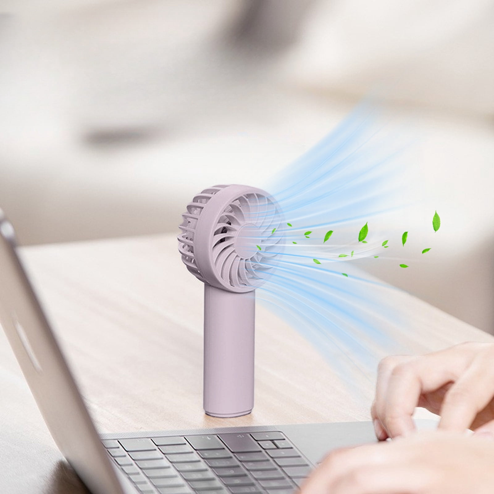 Limited Time Deal Iumwxz Mini Handheld Fan Battery Powered Small Portable Adjustable Speed USB Rechargeable Fan Powerful Eyelash Fan Suitable for Kids Women Men Indoor Outdoor Travel Gifts for Women