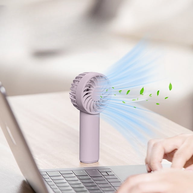 Limited Time Deal Iumwxz Mini Handheld Fan Battery Powered Small Portable Adjustable Speed USB Rechargeable Fan Powerful Eyelash Fan Suitable for Kids Women Men Indoor Outdoor Travel Gifts for Women