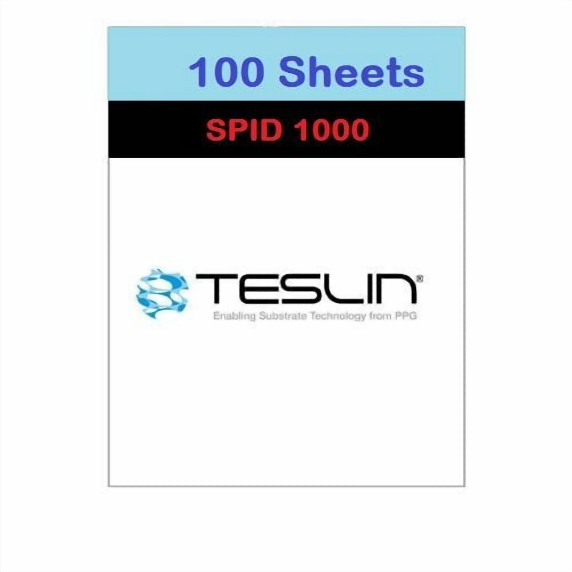 Teslin® Synthetic Paper - for Laser printers - 8.5" x 11" | 100 Pack