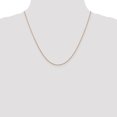 thumbnail image 2 of Collier Chaîne Ropa en Or Rose 14k 20 Pouces.7mm Pendentif Breloque, 2 of 9