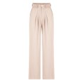 thumbnail image 1 of Timegard Womens Formal Pants Elastic High Waist Straight Leg Solid Color Office Work Lounge Pants Pockets, 1 of 1