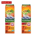 thumbnail image 1 of Hefty Sacs à Déchets Solides à Dessus Plat Compostables Petits 10 L, 25 Sacs (Lot de 2), 1 of 2