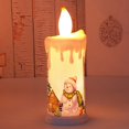 thumbnail image 4 of Christmas LED Candle Light Bright Flickering Flames Realistic Flames Fake Fake Candle Christmas Bulb Battery Operated Realistic Flames Fake Candle, 4 of 7