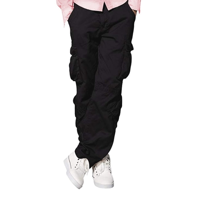 Men Comfort Relaxed Fit Multi Pockets Army Wild Cargo Casual Pants