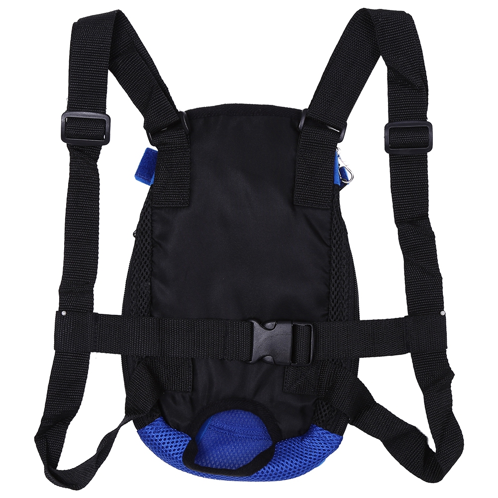 Five Holes Backpack Front Chest Tote Carrier Net Bag Pet Carrier Bag, Dog Carrier Bag, Easy-access Side Zips Traveling Long Trail Walks For Pet Hiking For Dog