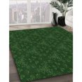 thumbnail image 3 of Ahgly Company Tapis d'Intérieur Rectangulaire Transitionnel Vert Lavable à la Machine, 8 Pieds x 12 Pieds, 3 of 7