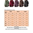 thumbnail image 2 of LUXUR Ladies Full Zip Sherpa Jackets Drawstring Holiday Overcoats Grey S, 2 of 3