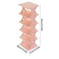 thumbnail image 3 of Uuiauoio Thickened and Widened Corner Shoe Rack Small Size Easy to Install Storage Cabinet for Entryway, Closet, Bedroom, Bathroom Organizer , Compact Shoe Shelf for Home Organization, 3 of 7