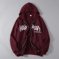 thumbnail image 4 of Men's Zip Up Hoodie Oversized Blanket Hoodie Men's Hoodies & Sweatshirts Hop Streetwear Gothic Print Zip up Hoodie Sweatshirt 90s Retro Unisex Hoodies for Men Pullover Oversized Hoodie, 4 of 7