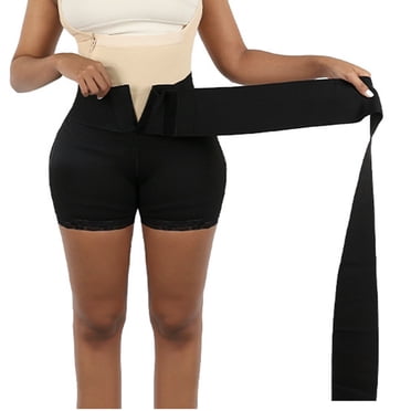 RKSTN Waist Trainer for Women Lower Belly Fat Waist Wrap for stomach, Waist Trimmer Plus Size, Waist Bandage Black