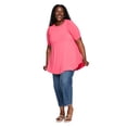 thumbnail image 2 of Lane Bryant Women'S Plus Boat-Neck T-Shirt, 2 of 6