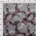 thumbnail image 3 of oneOone Viscose Chiffon Brown Fabric Kawai Sewing Craft Projects Fabric Prints By Yard 42 Inch Wide-RX, 3 of 5
