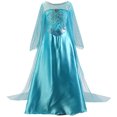 thumbnail image 2 of HAWEE Snow Princess Dress Up Queen Costumes with Cloak for Birthday Party Halloween, 2 of 6